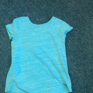 justice size small blue shirt
